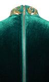 ROBE EN VELOURS ÉMERAUDE