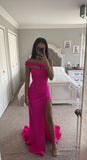 ROBE EN SATIN AVEC GANTS