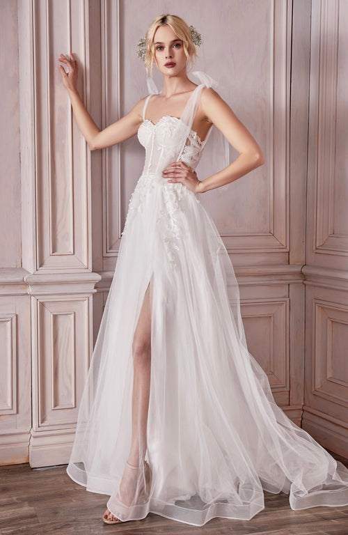 A LINE CORSET WEDDING GOWN Off White / 8