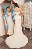 ROBE EN SATIN DE JADE