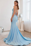 ROBE SIRÈNE EXTENSIBLE AVEC DOS EN DENTELLE