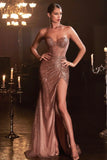 ABITO GLITTER SENZA SPALLINE