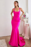 ROBE SIRÈNE EXTENSIBLE AVEC DOS EN DENTELLE
