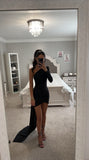 ROBE MIDI DRAPÉE PRINCESSE