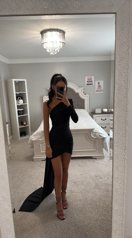 ROBE MIDI DRAPÉE PRINCESSE