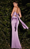 ROBE EN SATIN DE JADE